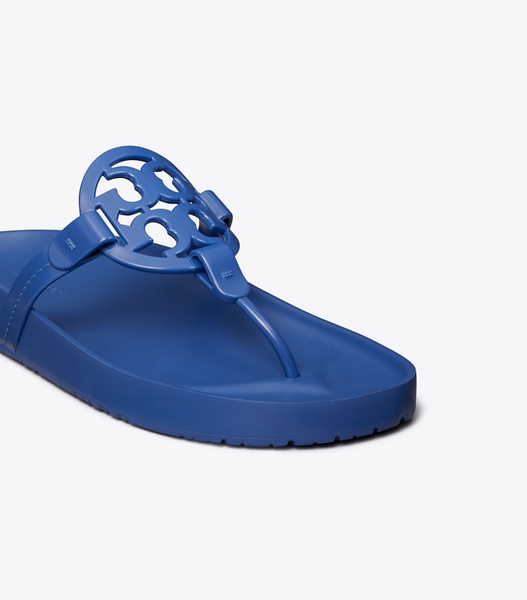 Tory Burch designer sandals Miller Cloud Light in BLUE PLANET detail