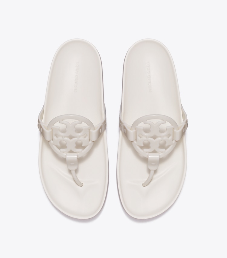 Tory Burch designer サンダル ミラー クラウド ライト in CREAM オーバーヘッド