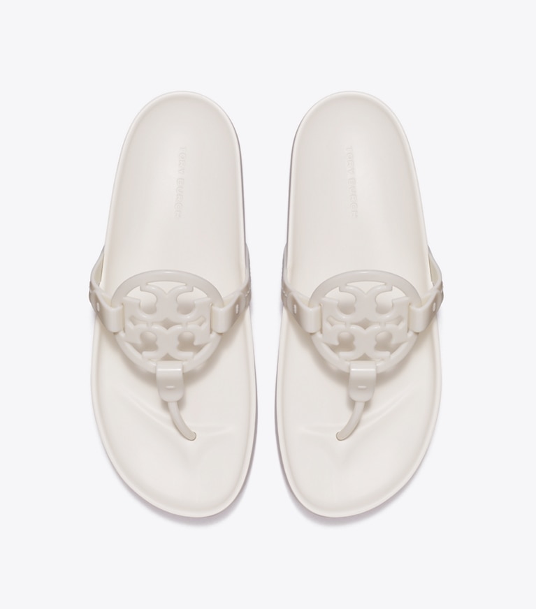 Tory Burch designer サンダル ミラー クラウド ライト in CREAM オーバーヘッド