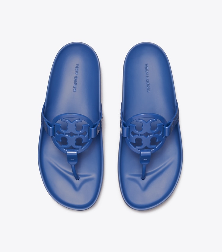 Tory Burch designer sandals Miller Cloud Light in BLUE PLANET overhead