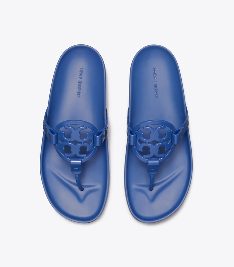 Tory Burch designer sandals Miller Cloud Light in BLUE PLANET overhead