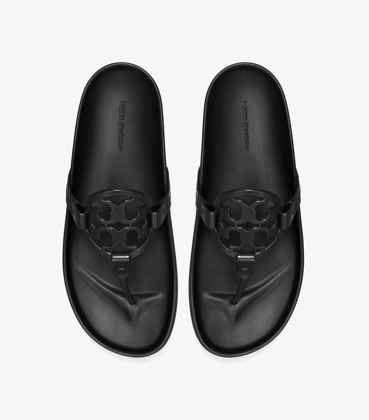 Tory Burch designer sandalen Miller Cloud Lite in PERFECT BLACK von oben