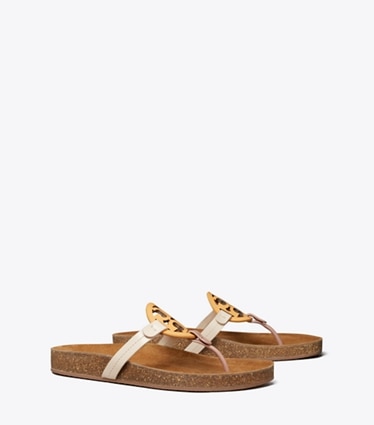 Tory Burch designer sandals Miller Cloud Sandal in Multi / Cork angle