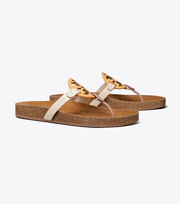 Tory Burch designer sandals Miller Cloud Sandal in Multi / Cork angle