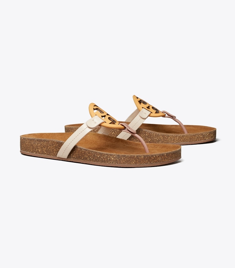Tory Burch designer sandals Miller Cloud Sandal in Multi / Cork angle