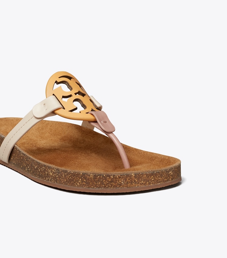 Tory Burch designer sandals Miller Cloud Sandal in Multi / Cork detail