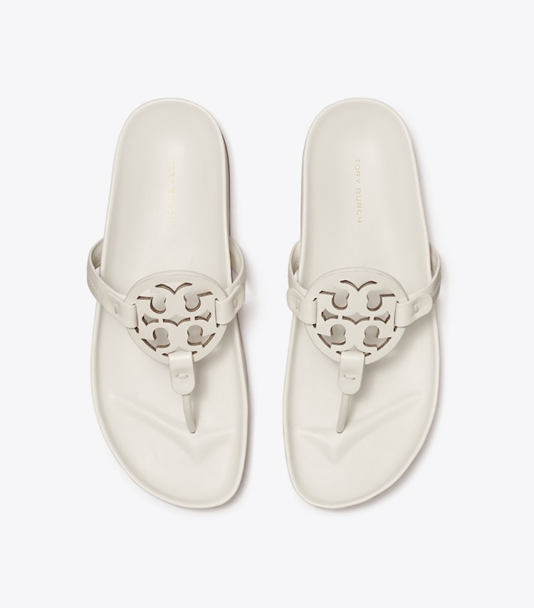 Tory Burch designer sandals Miller Cloud Sandal in New Ivory  overhead