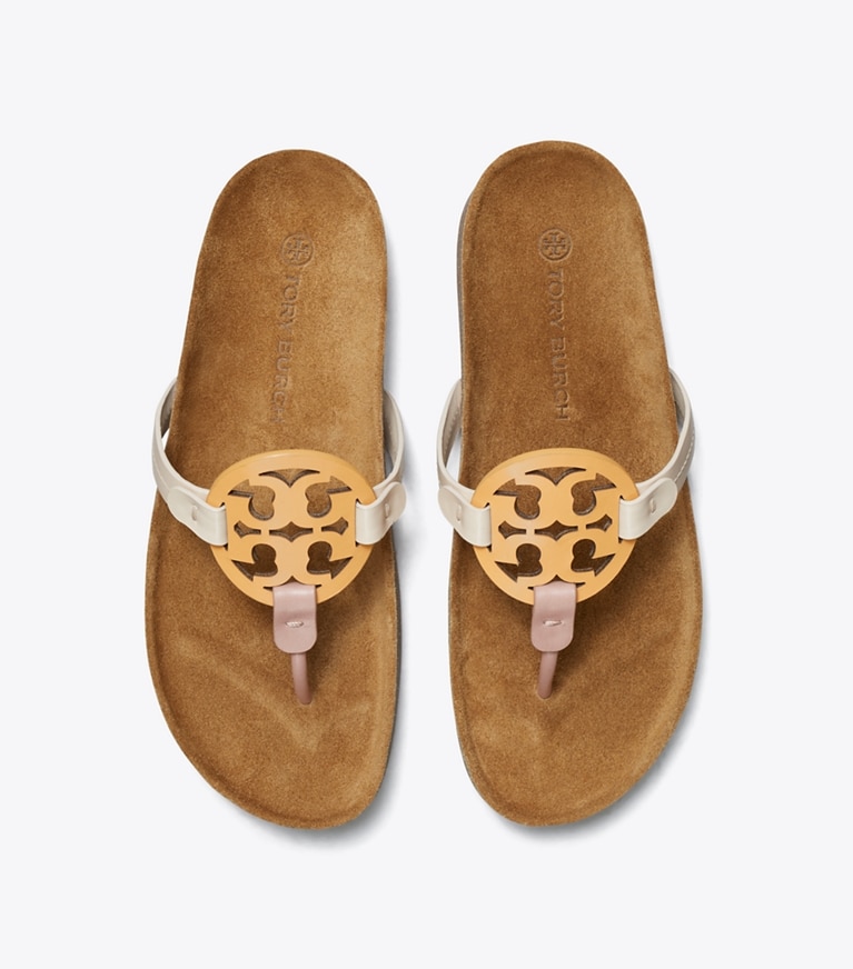 Tory Burch designer sandals Miller Cloud Sandal in Multi / Cork angle