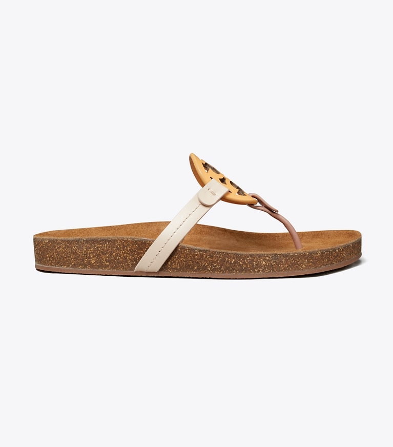 Tory Burch designer sandals Miller Cloud Sandal in Multi / Cork angle