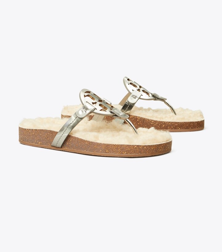 Miller Cloud Shearling: Women's Designer Sandals | Tory Burch