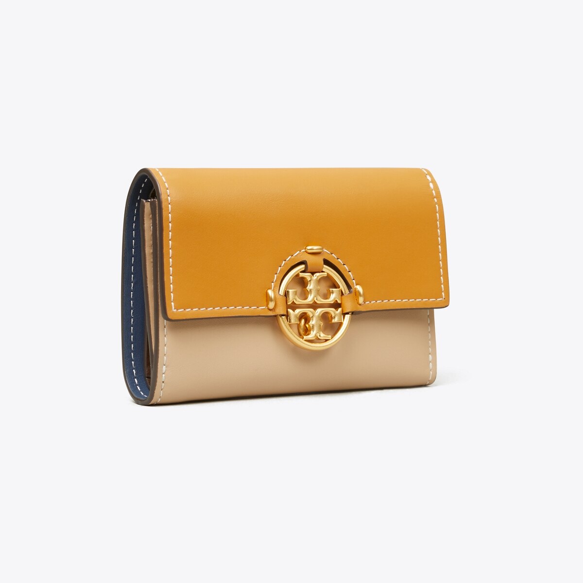 Miller Color-Block Medium Flap Wallet: Women's Designer Wallets | Tory Burch