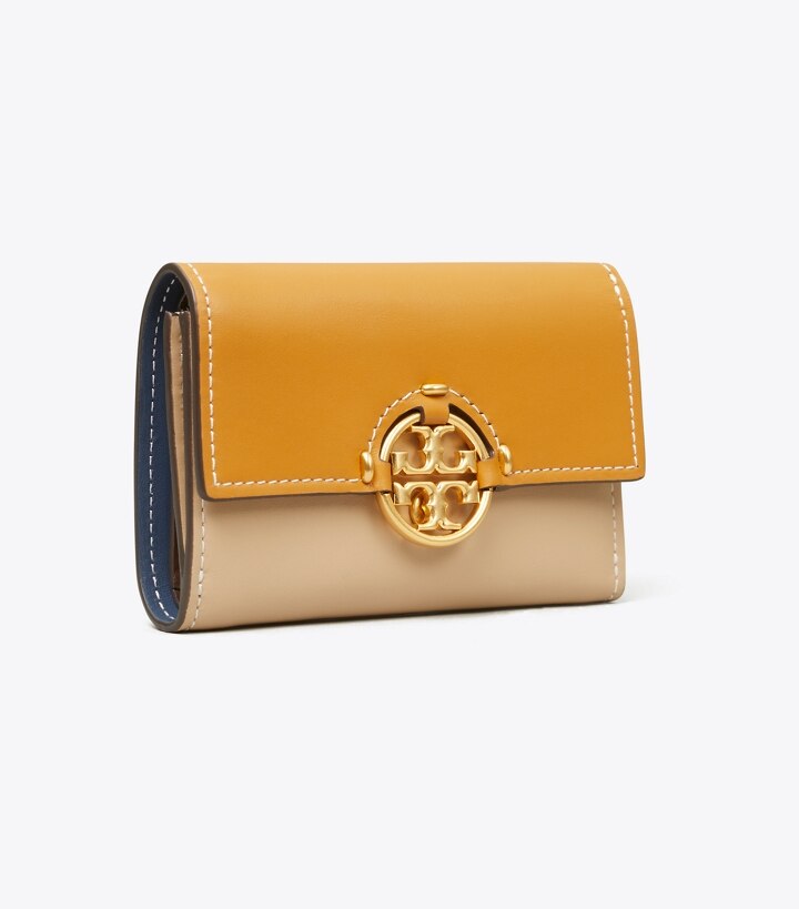 Miller Color-Block Medium Flap Wallet: Women's Designer Wallets | Tory Burch Miller Color-Block Medium Flap Wallet: Women's Designer Wallets | Tory Burch