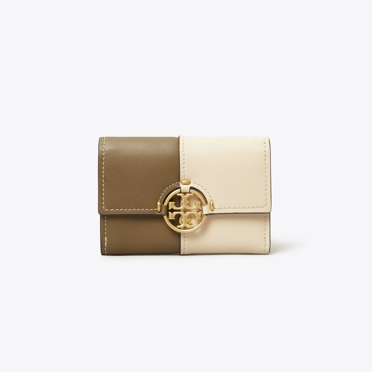 【関税送料込】TORY BURCH MILLER ミディアムフラップウォレット Miller Colorblock Medium Flap Wallet: Women's Designer