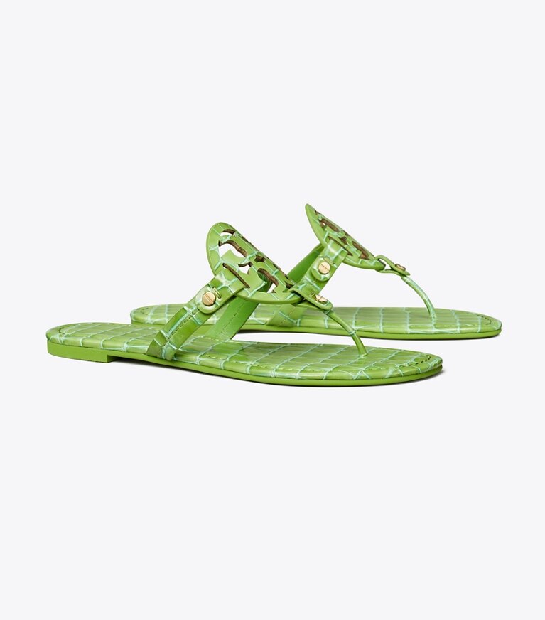 Neon green best sale tory burch sandals