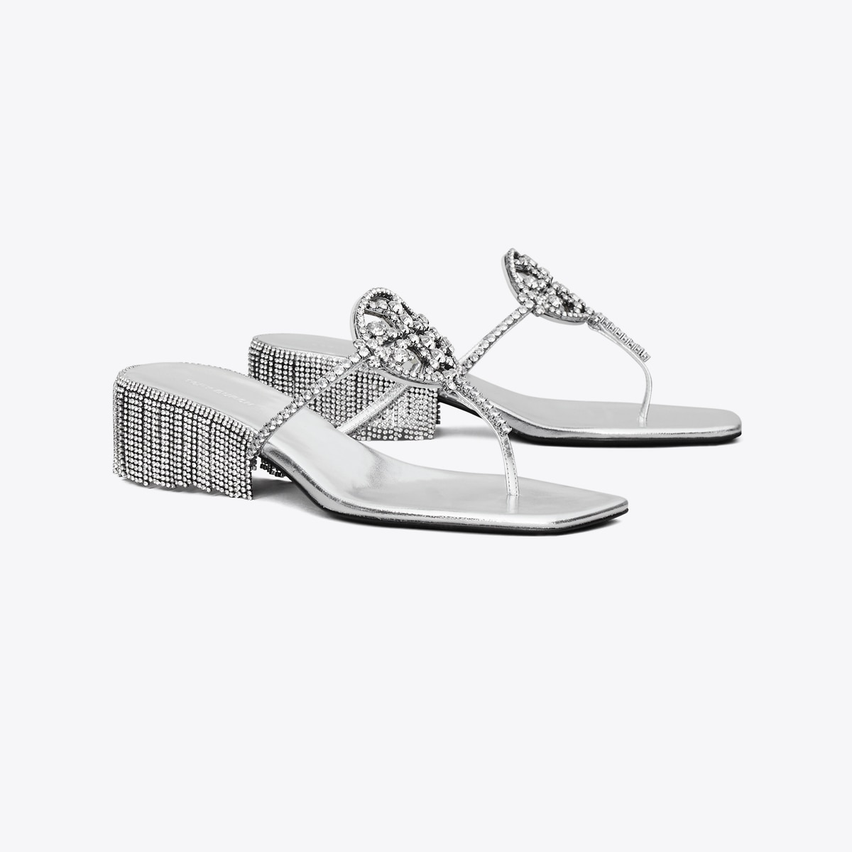MILLER CRYSTAL KITTEN HEEL
