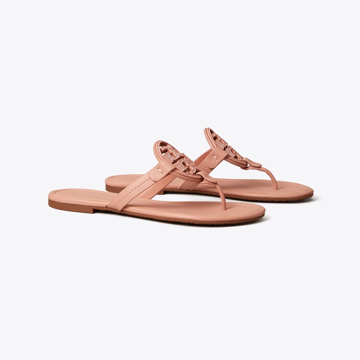 Miller Embellished-Logo Sandal, Leather: Women's Designer Sandals | Tory  Burch