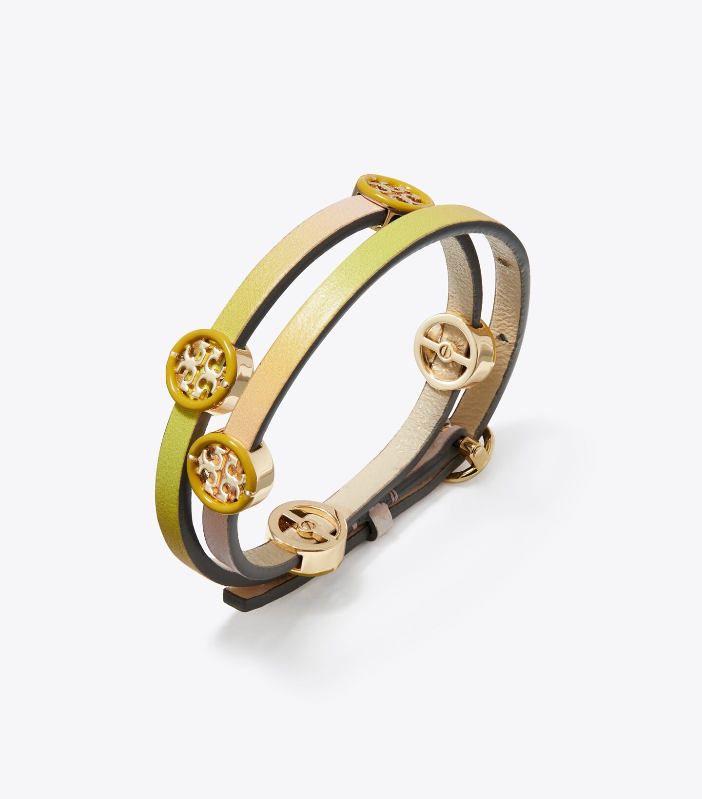 Miller Enamel Double-Wrap Bracelet