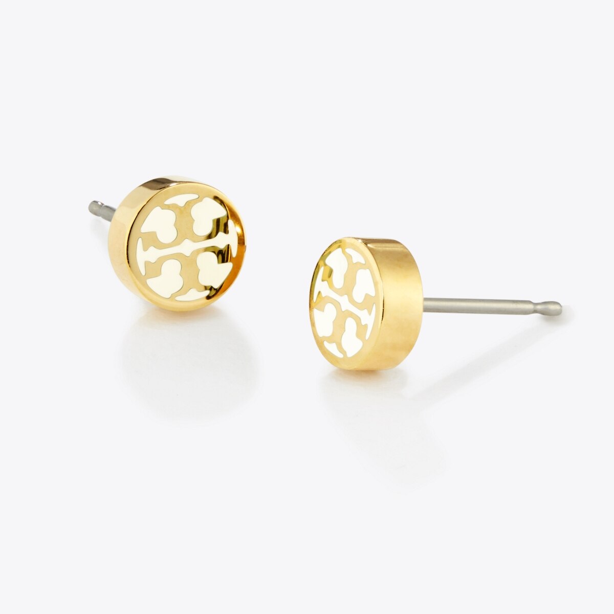 トリーバーチ ピアス MILLER ENAMEL STUD EARRING イェロー Miller Enamel Stud Earring: Women's Designer Earrings | Tory