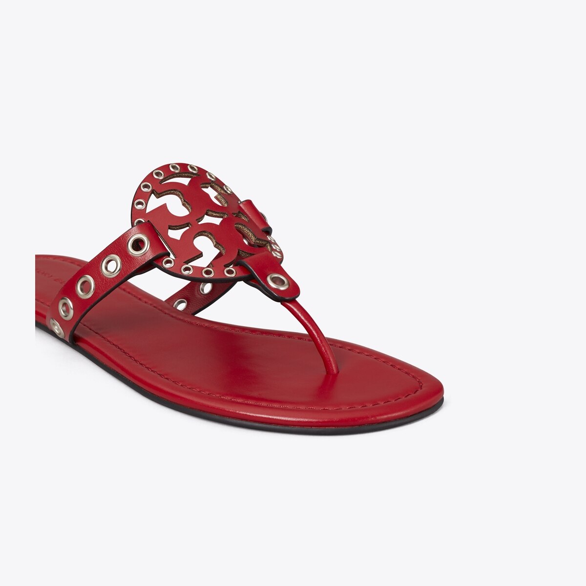 サンダル・ミュール Tory Burch Miller Eyelet Sandal miller-eyelet-sandal-overhead.