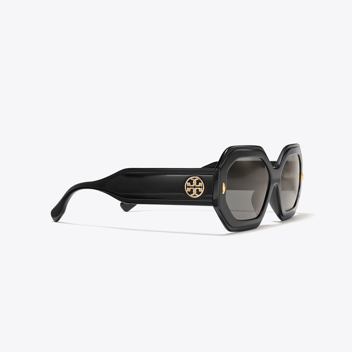 Tory Burch Geometric lattice frame Sunglasses and Case miller-rectangle-sunglasses-  main image 2