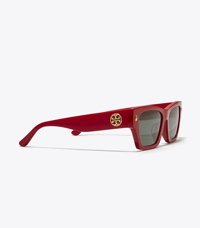 Tory burch red discount sunglasses