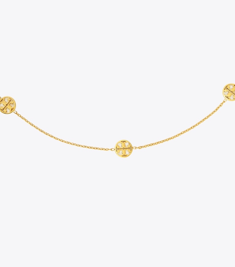 Tory Burch designer halsketten Miller Halskette in Tory Gold front