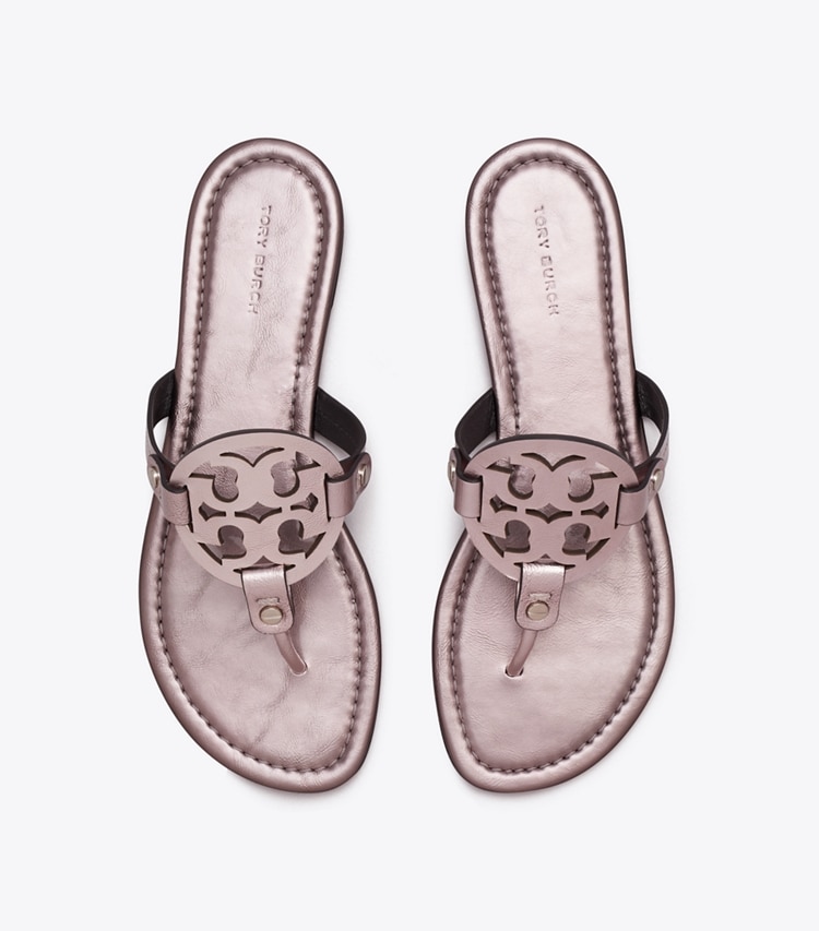 Tory Burch designer sandalen Miller Lacksandale in ROSE von oben