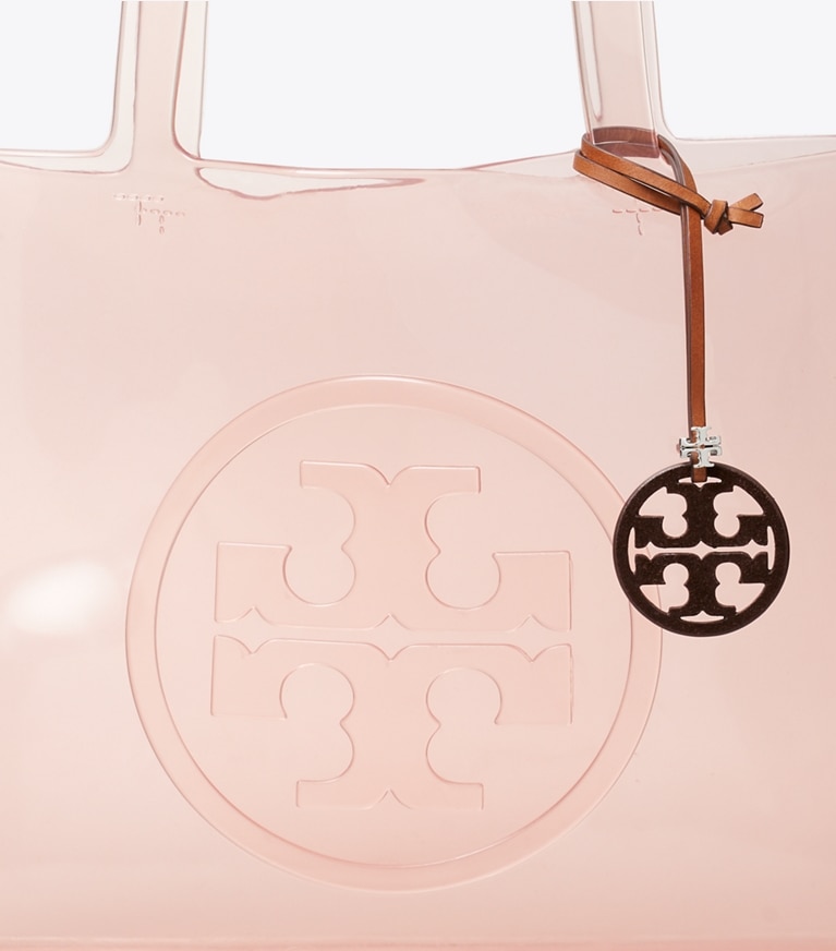 Tory Burch designer bag charms & key rings Miller Logo Bag Charm in DARK COCOA detail