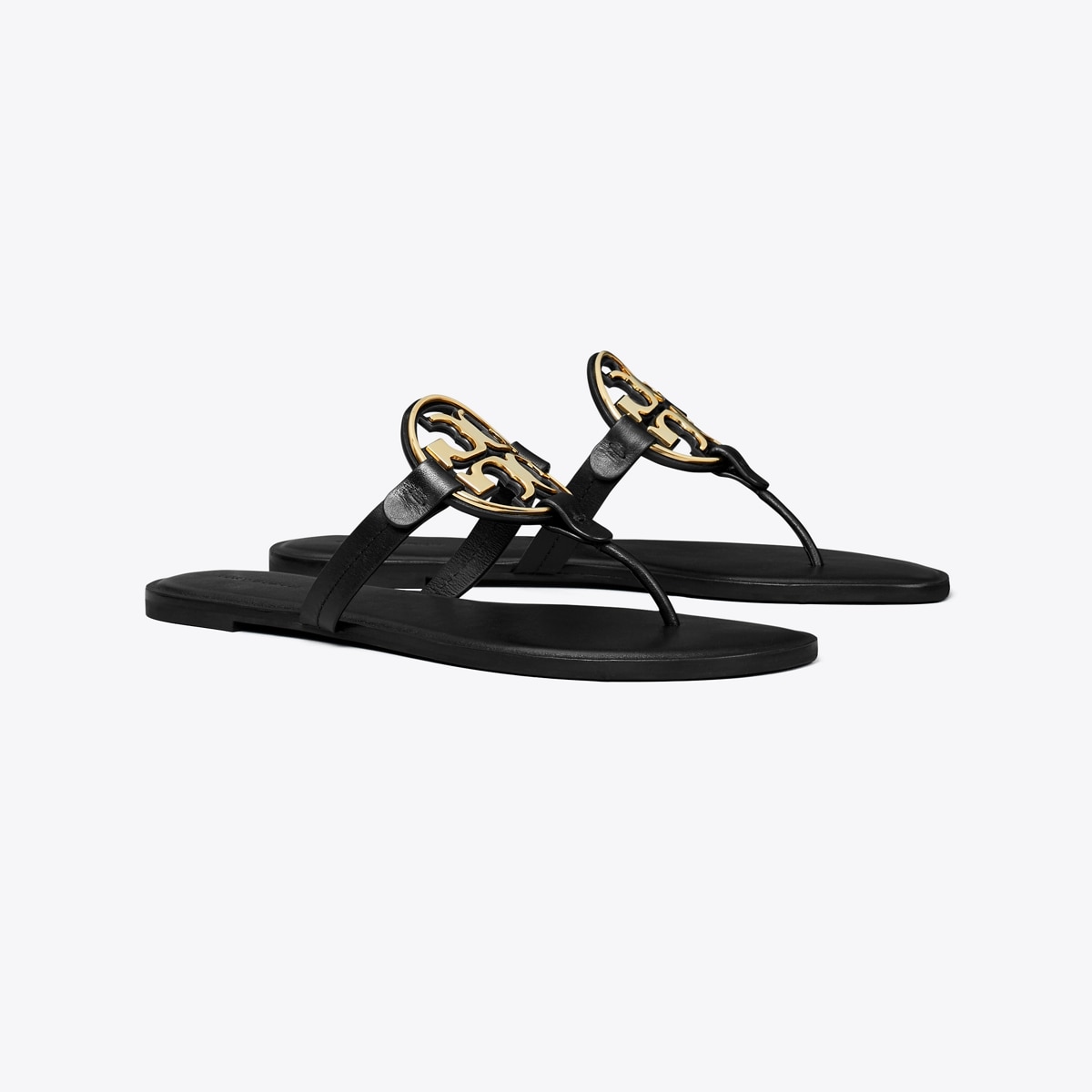 Miller Metal Logo Sandal: Women's Designer Sandals | Tory Burch