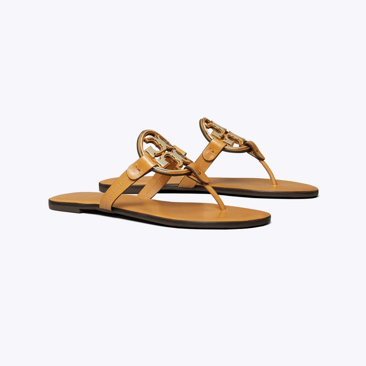 サンダル・ミュール TORY BURCH Embellished Leather Miller Sabot Tory Burch Miller embellished leather thong sandals Tory Burch