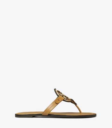 サンダル・ミュール TOD'S Brown leather sandals with double straps Women's Sandals in leather with flat or high heels - Tod's