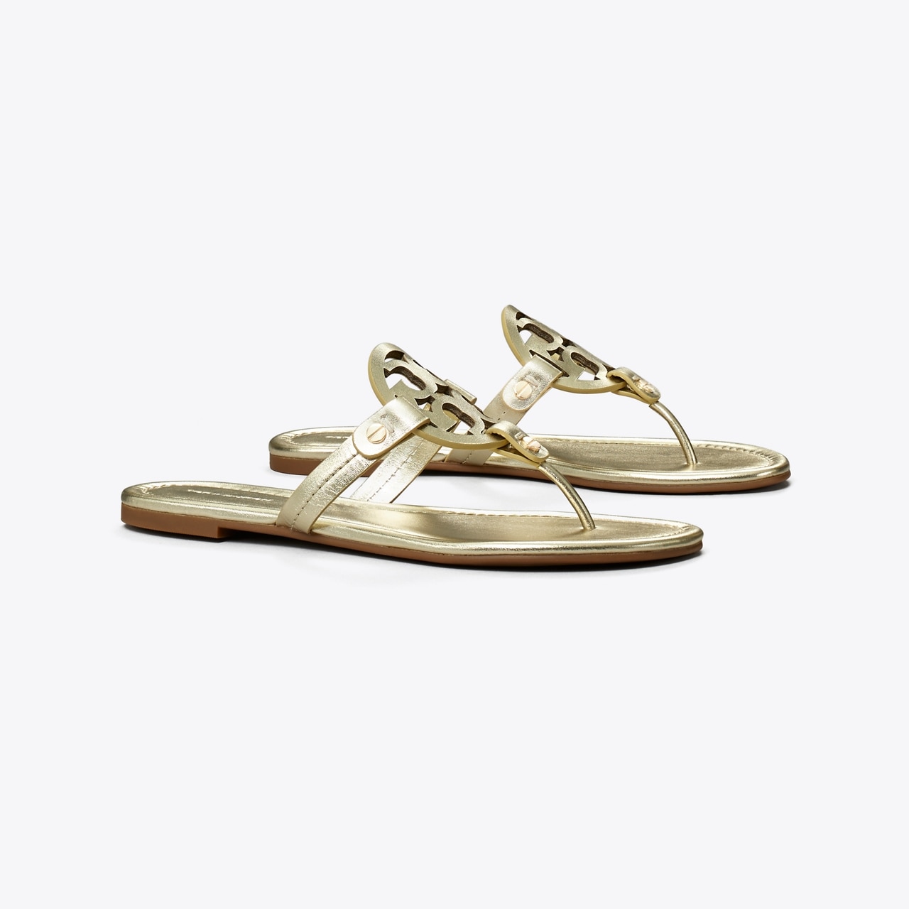 Tory burch miller embellished sandal clearance gold