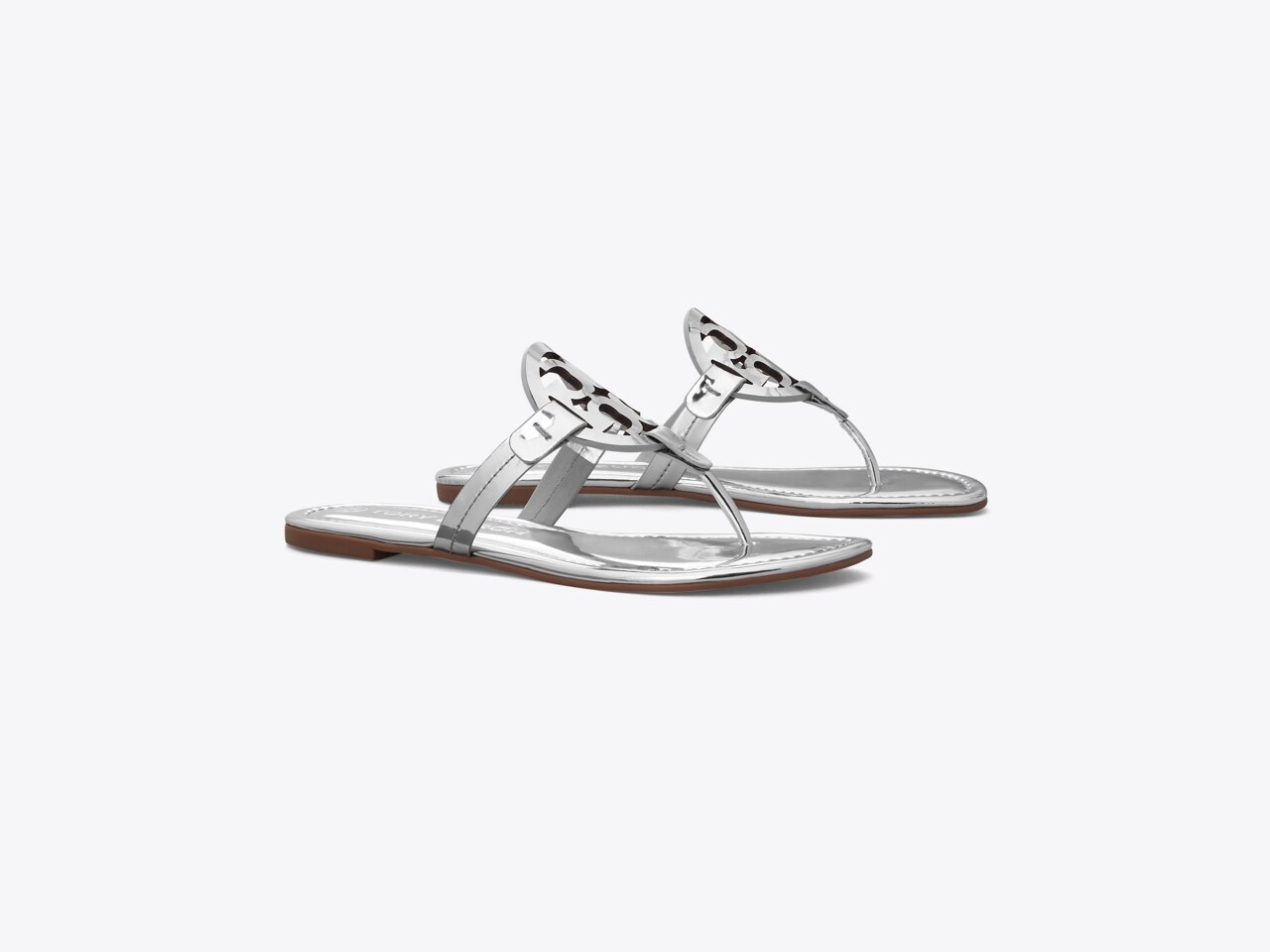 Metallic tory shop burch sandals