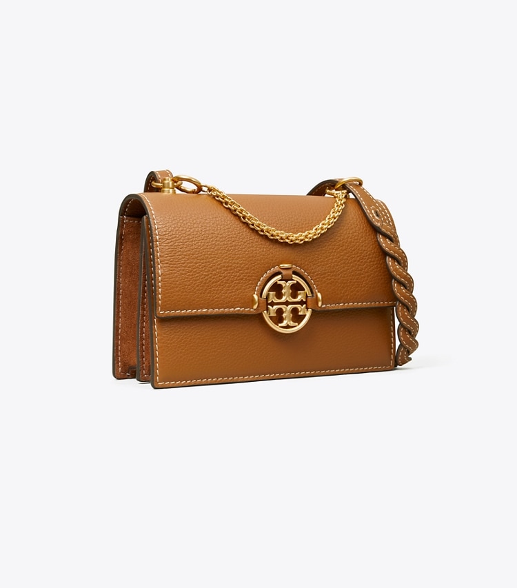 Tory Burch Perry Mini Bag In Leather Colour In Light Umber