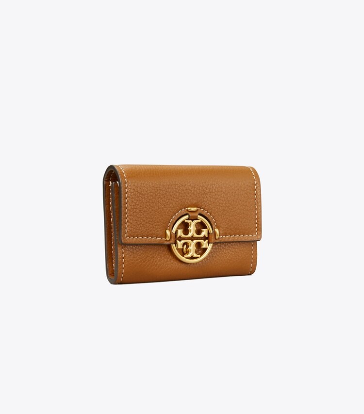 Tory Burch designer geldbörsen Miller Mini Geldbörse in Light Umber angle