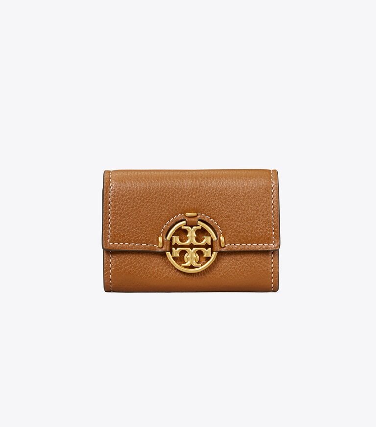 Tory Burch designer geldbörsen Miller Mini Geldbörse in Light Umber angle