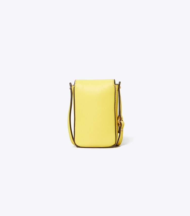 Tory Burch designer kleine taschen Miller Nano Crossbody Bag in Electric Yellow zurück