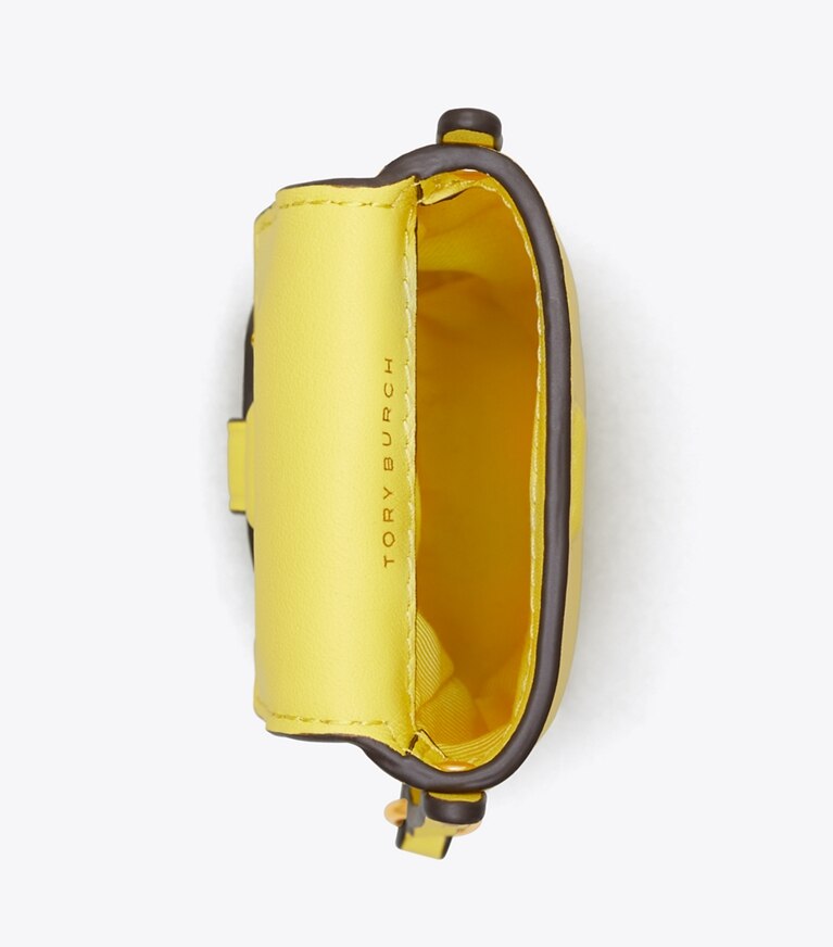Tory Burch designer kleine taschen Miller Nano Crossbody Bag in Electric Yellow angle