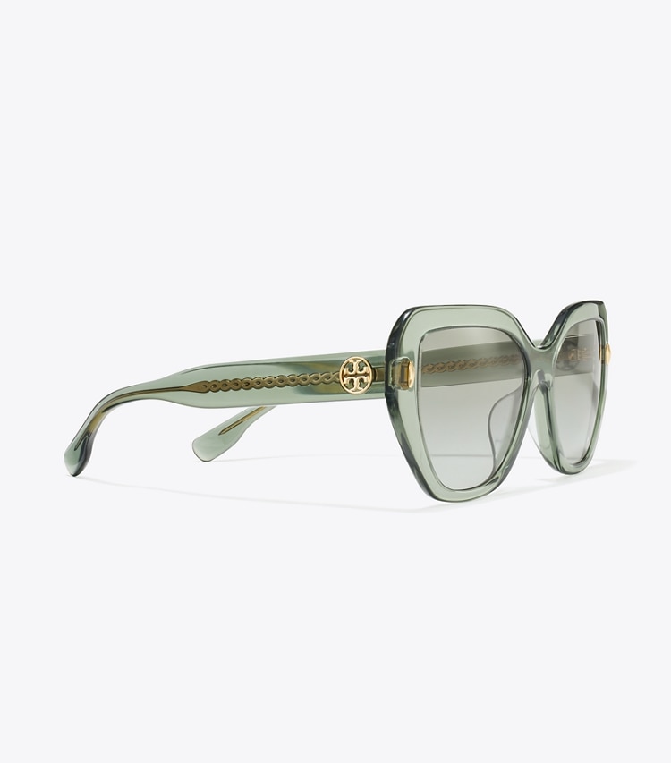 Miller Oversized Cat Eye Sunglasses Womens Designer Sunglasses And Eyewear Tory Burch 1287