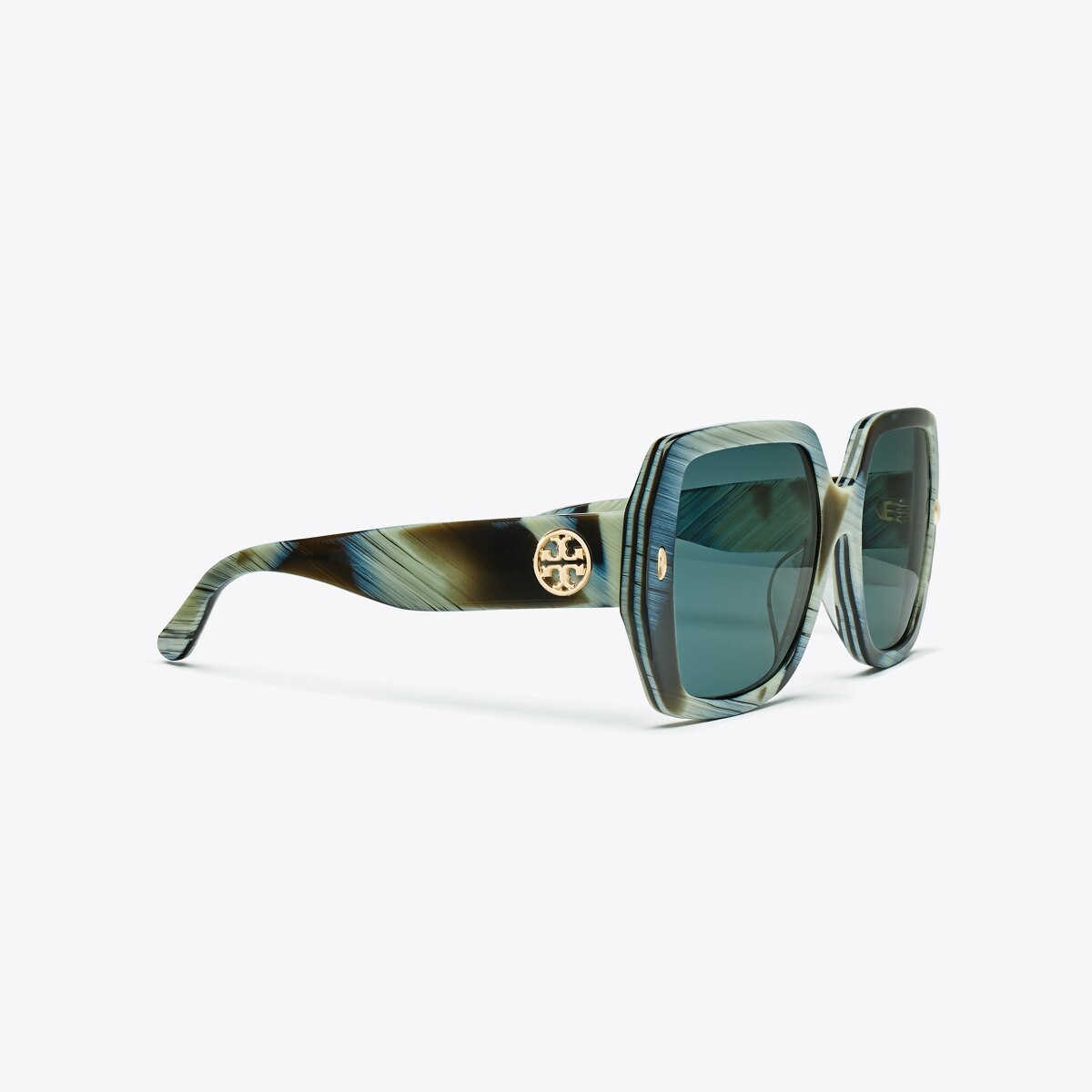 Miller Oversized Square Sunglasses in white size OS