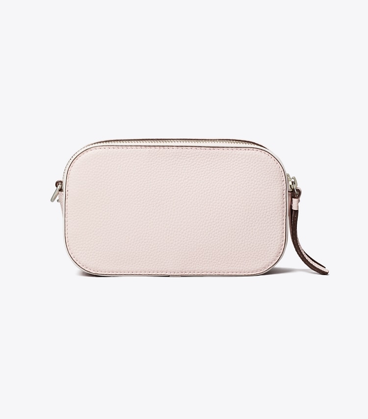 Tory Burch designer crossbody bags Miller Patent Border Mini Crossbody Bag in Pale Pink back