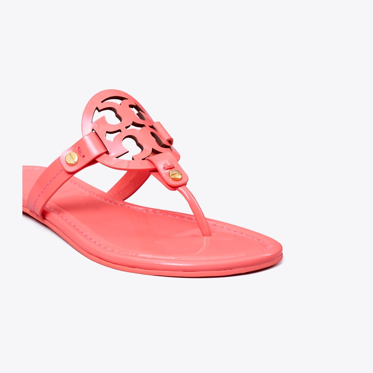 Grey tory burch miller sandals best sale