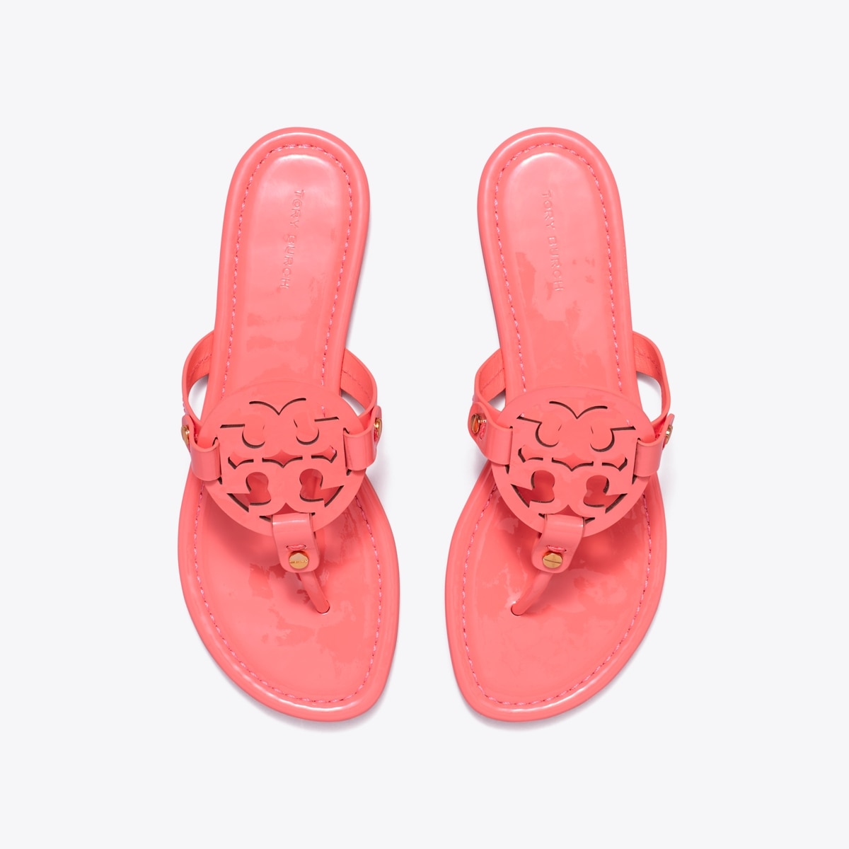 Hot pink tory burch miller sandals best sale