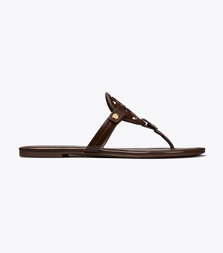 Tory Burch designer sandals Miller Patent Sandal in Coconut side