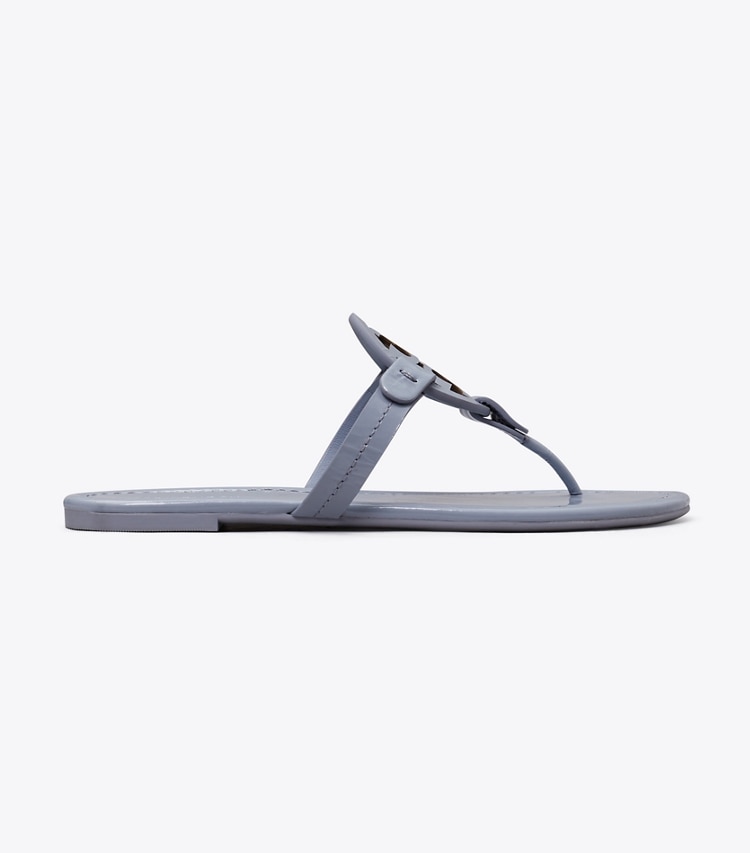 Tory Burch designer サンダル ミラー in VAPOR BLUE side