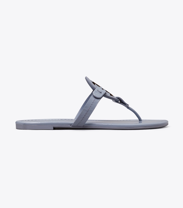 Tory Burch designer サンダル ミラー in VAPOR BLUE side