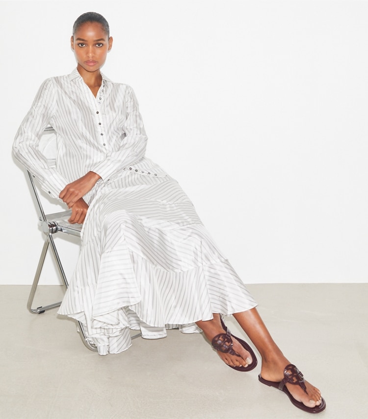 Tory Burch designer sandals Miller Patent Sandal in MERLOT studio