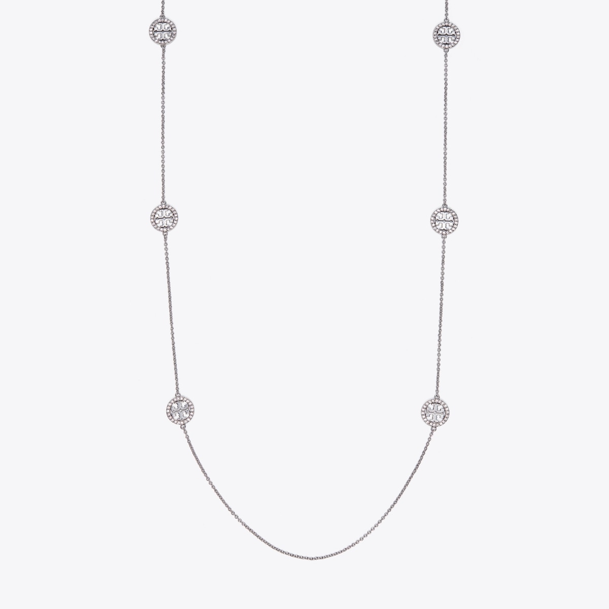 Miller Pavé Long Necklace: Women's Jewelry | Necklaces | Tory Burch EU