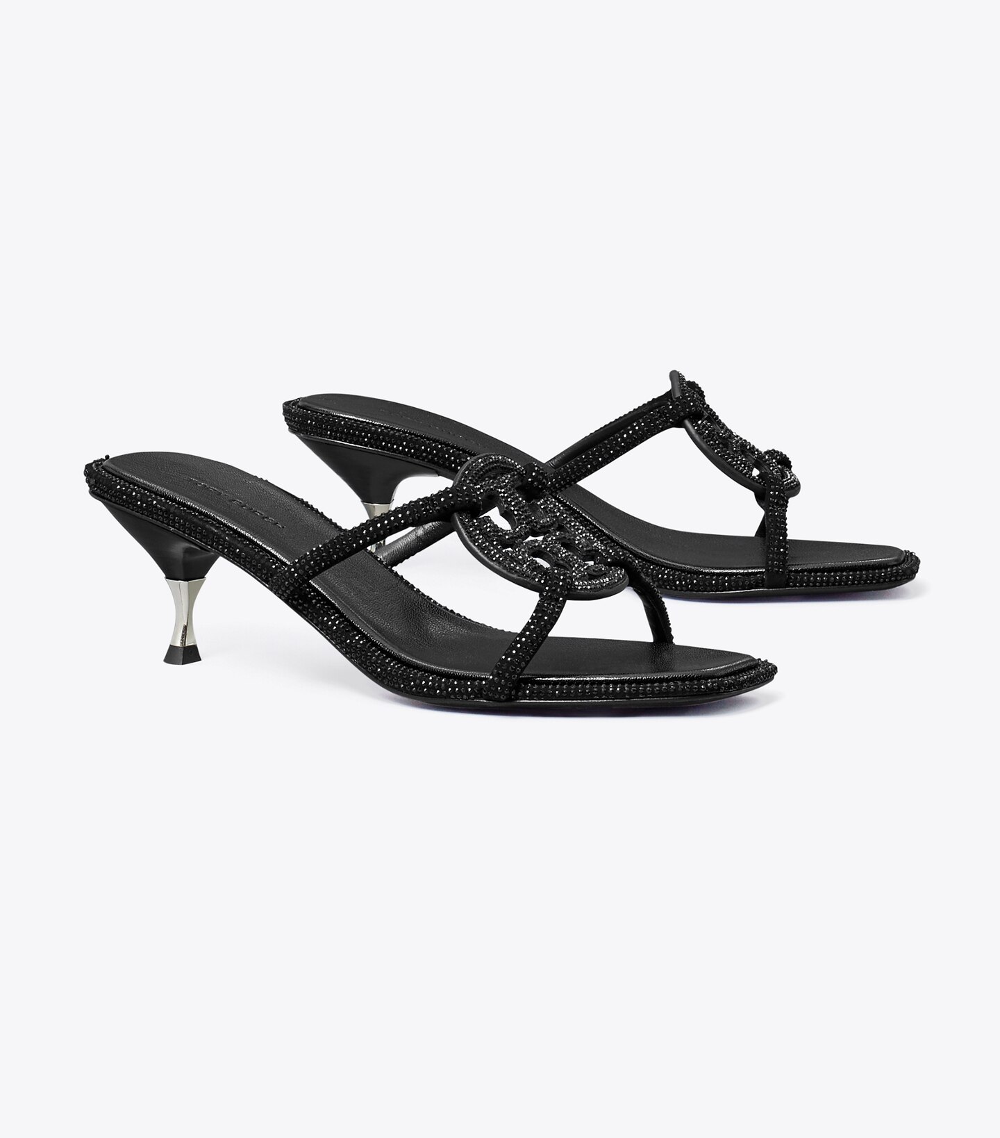 Miller Pavé Bombé Low Heel Sandal