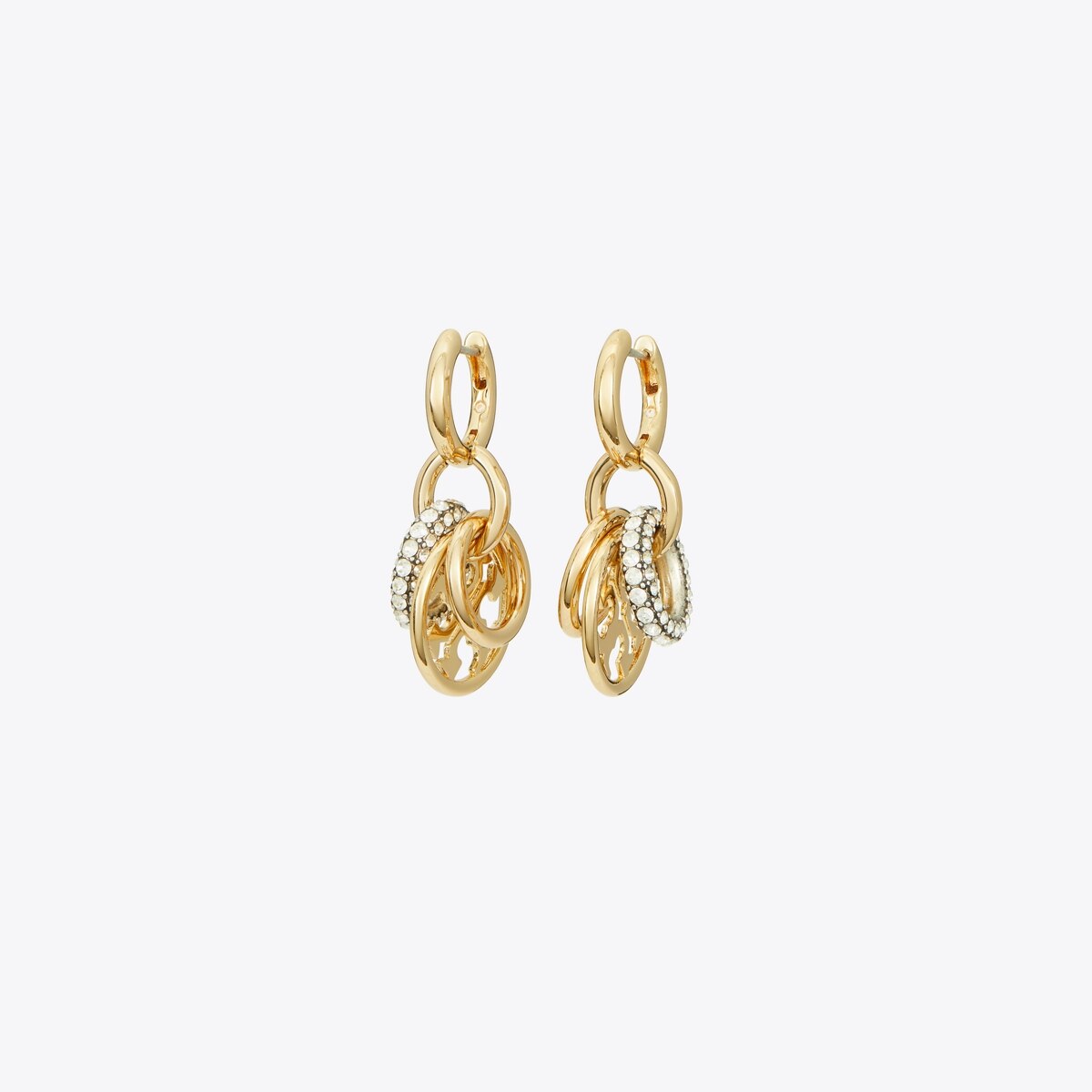 【Tory Burch】国内発送★Miller Pave Interlocking Earrings Tory Burch Miller Pave Interlocking Earrings | Shopbop